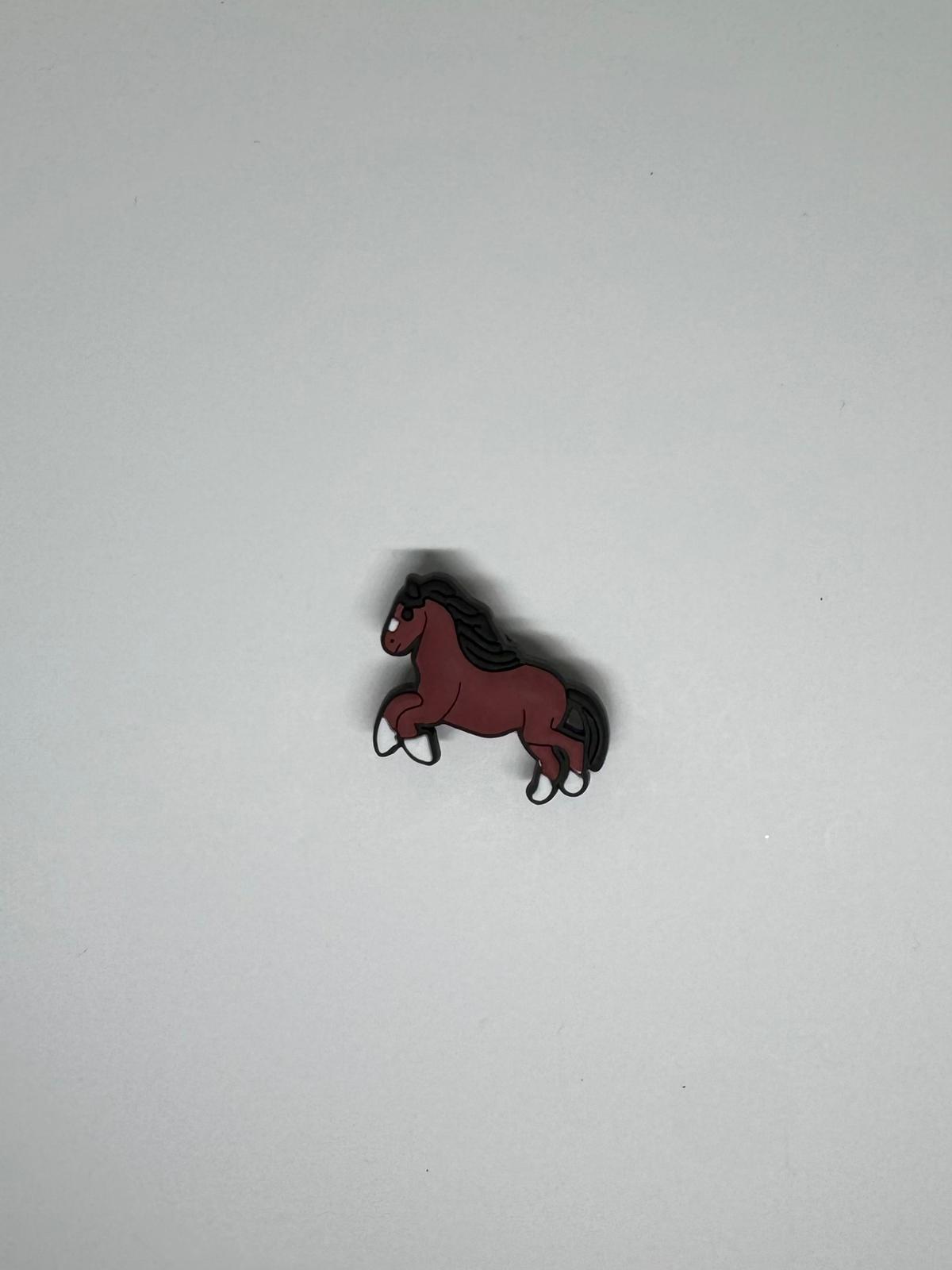 Brown Running Horse Charm
