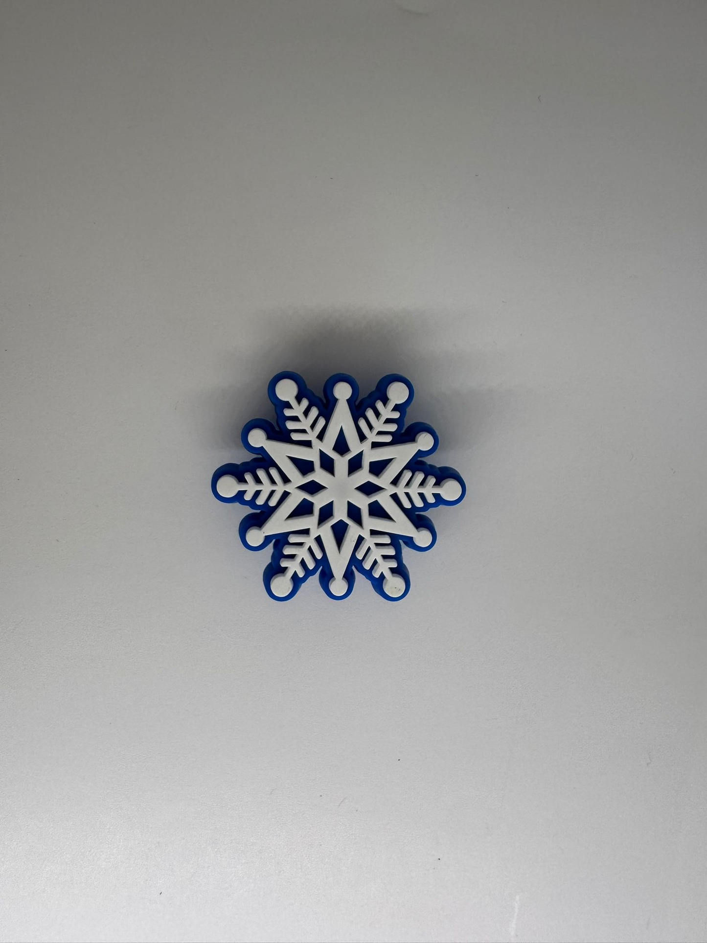 Dark Blue Snowflake Charm