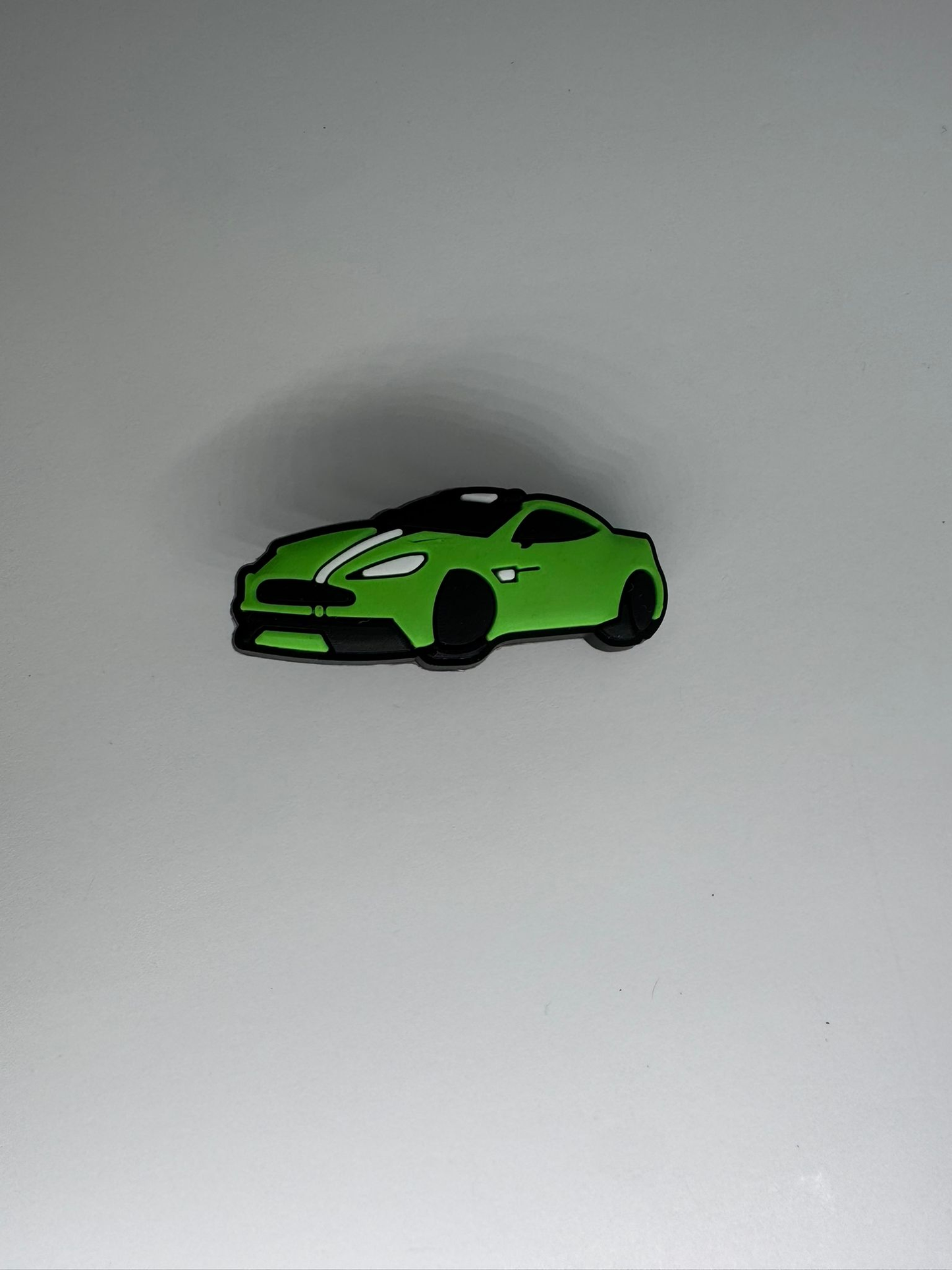 Green Sports Car Charm