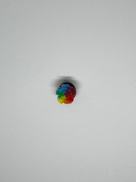 Rainbow Rose Charm