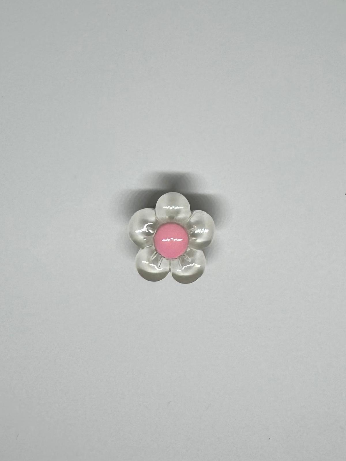 Clear Flower Charms