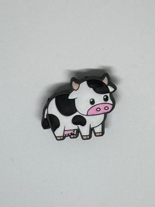Cute Cow on Side Charm