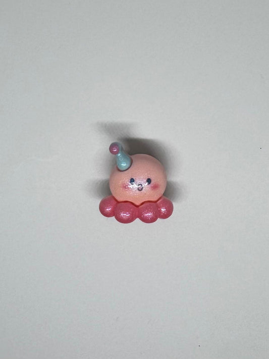 Pink Octopus Charm