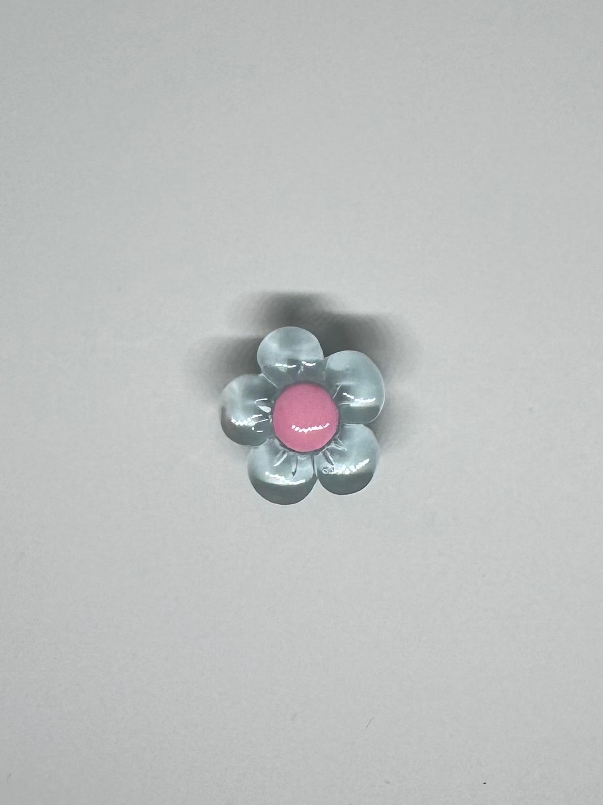 Clear Flower Charms