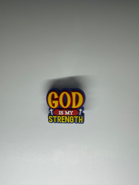 God Is My Strength Charm