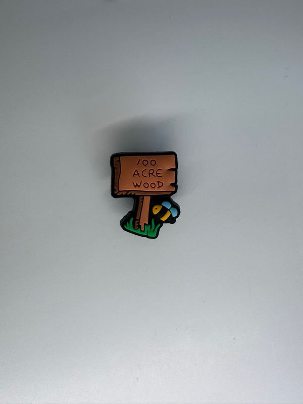 100 Acre Wood Sign Charm
