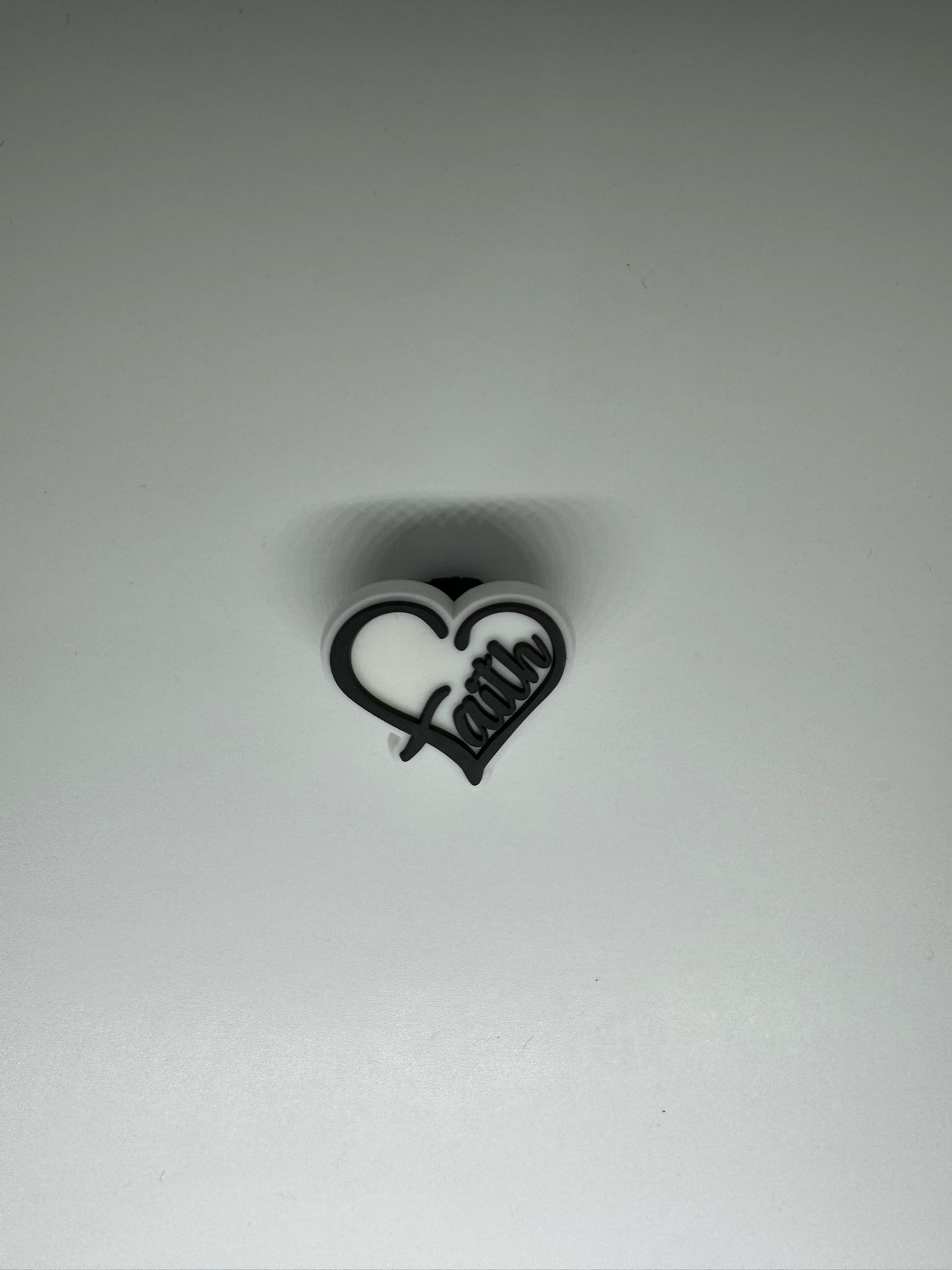 Faith Heart Charm