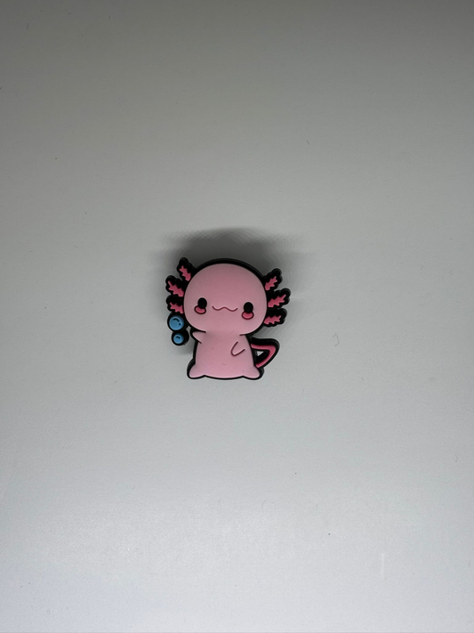 Chunky Axolotl w Bubbles Charm