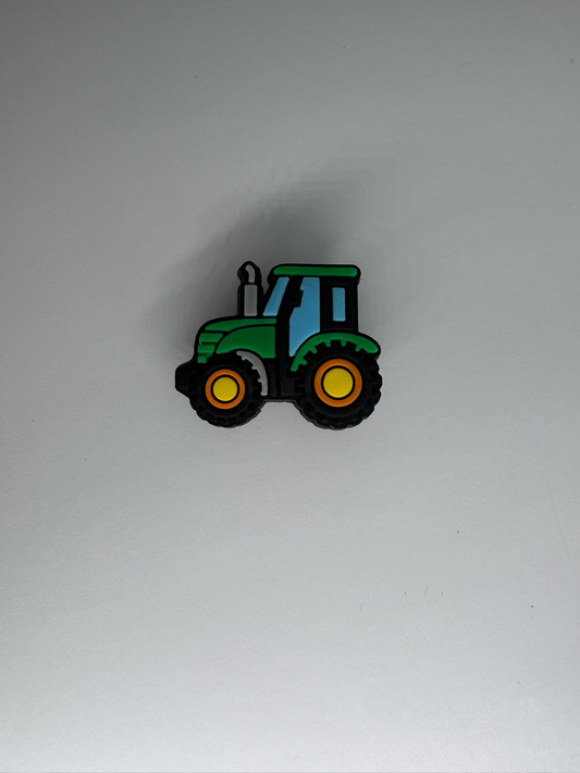 Green Tractor Charm