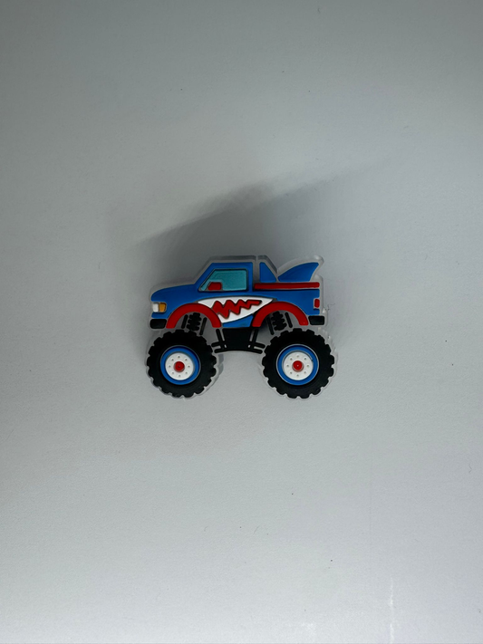 Blue Monster Truck Charm