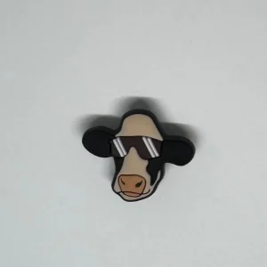 Cow with Glasses Charm