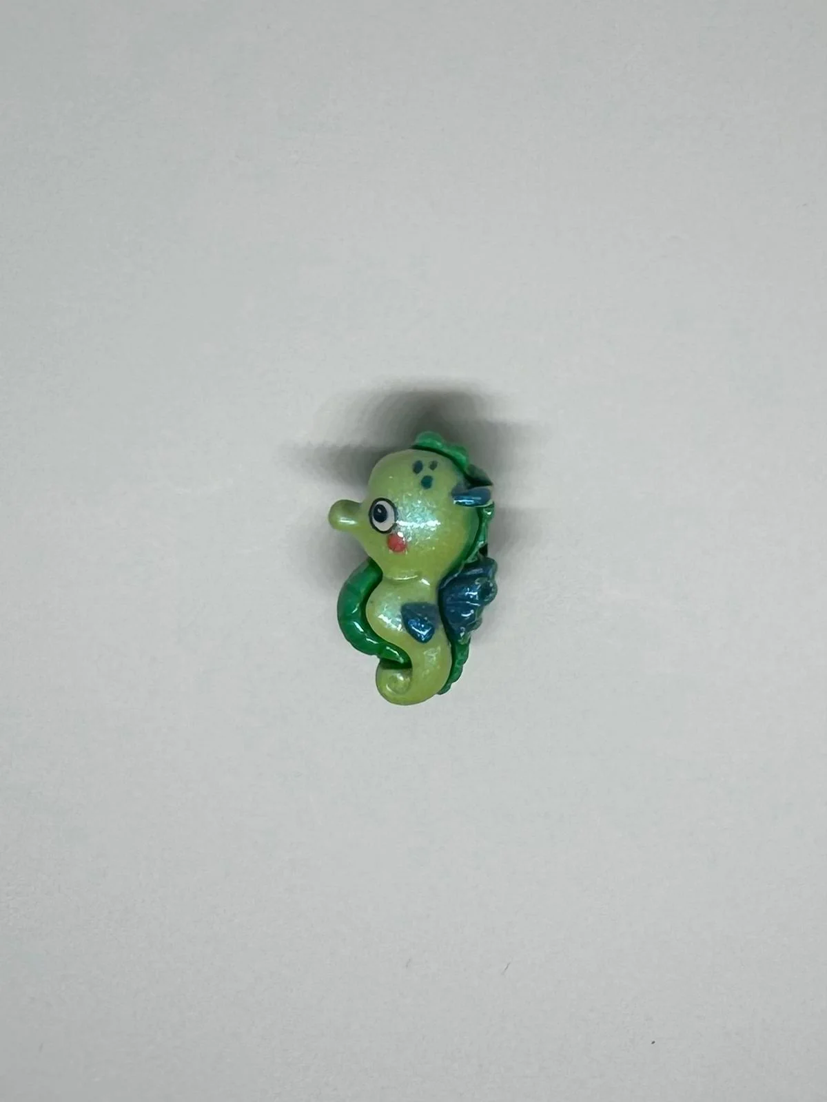 Green Seahorse Charm
