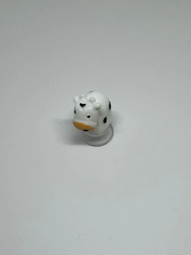 3D Cute Friesian Cow Charm