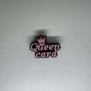 Queen Card Charm