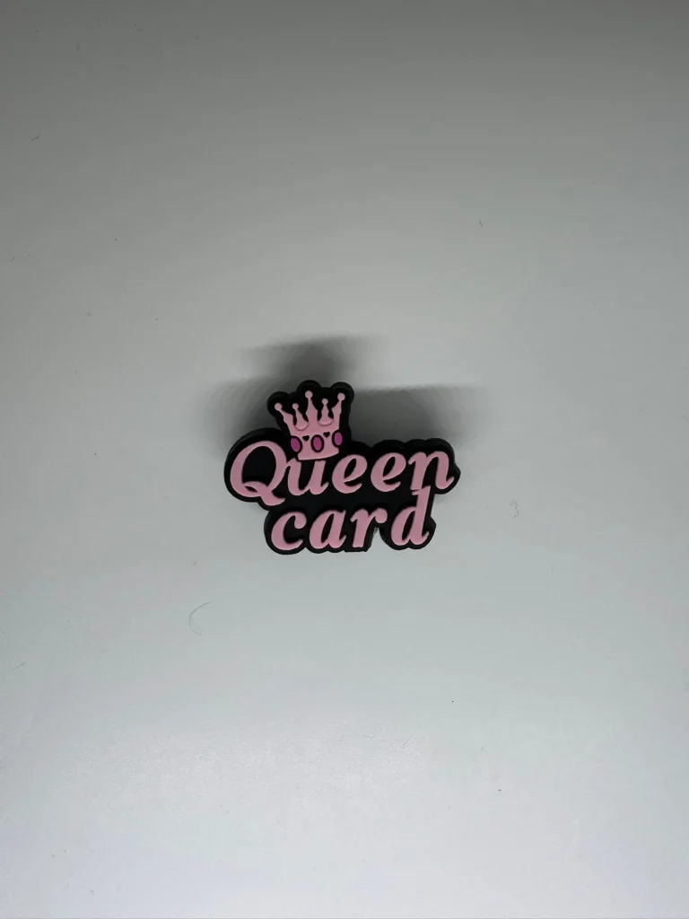 Queen Card Charm
