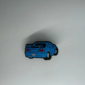 Blue Sports Car Charm