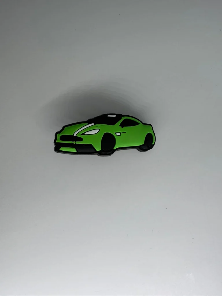 Green Sports Car Charm