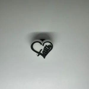 Faith Heart Charm