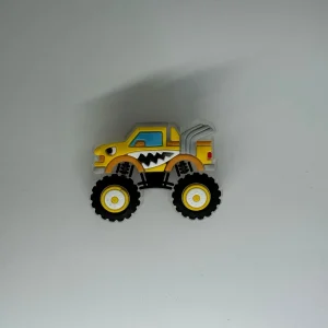 Yellow Monster Truck Charm