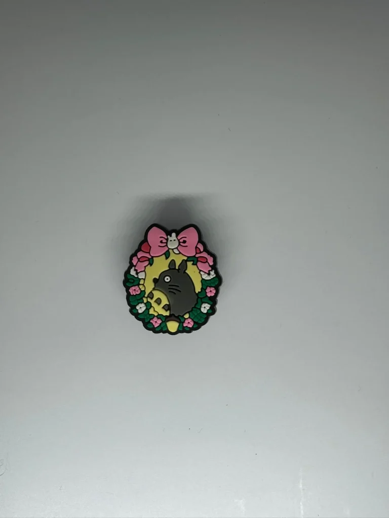 Totoro w Flower Wreath Charm
