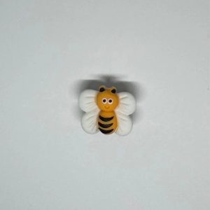 White Wing Bee Charm