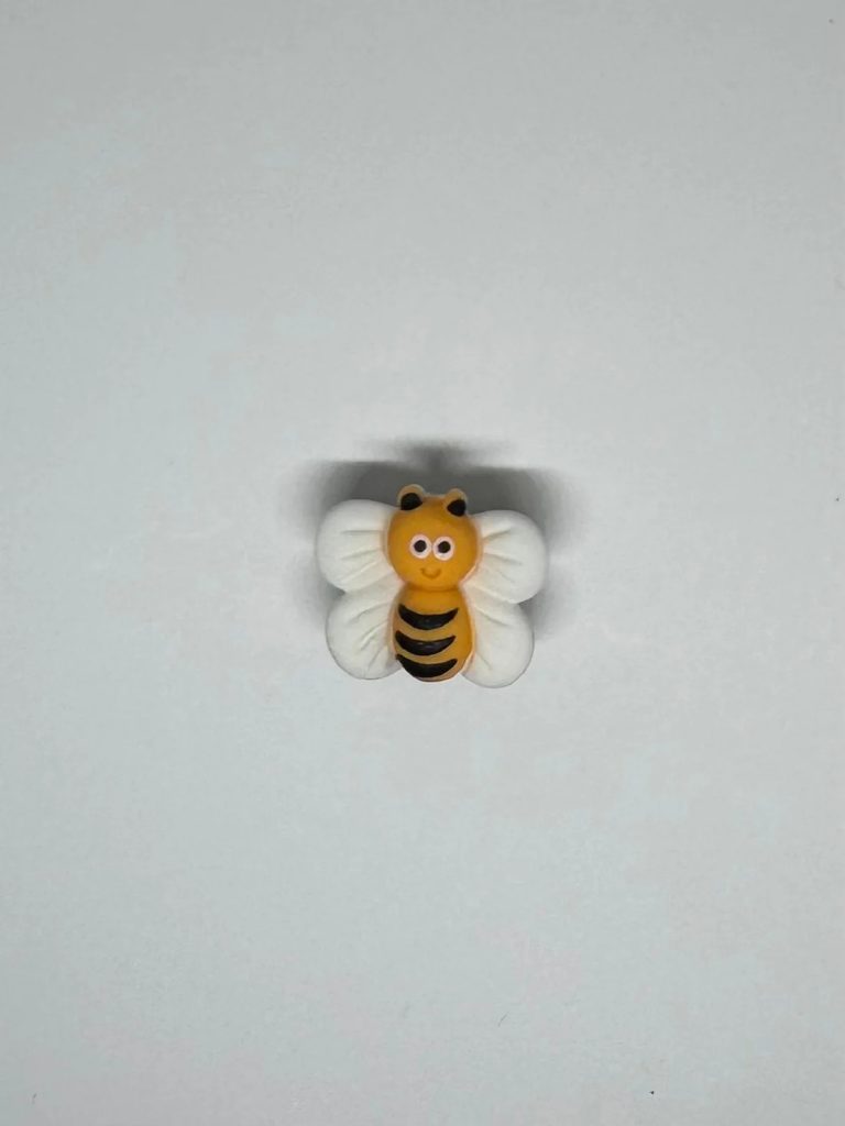 White Wing Bee Charm