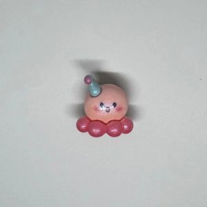 Pink Octopus Charm