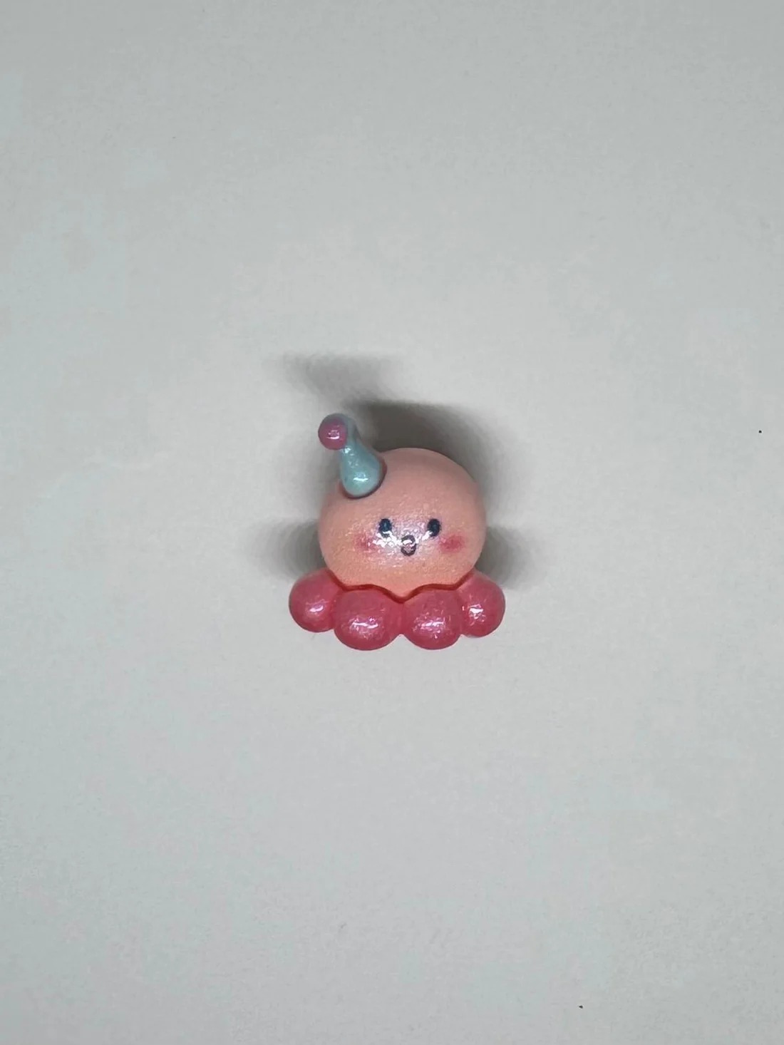 Pink Octopus Charm