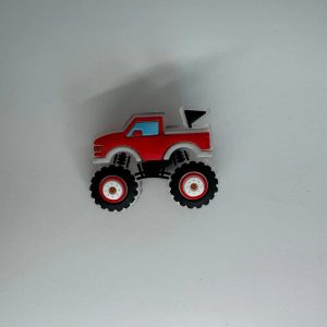 Red Monster Truck Charm