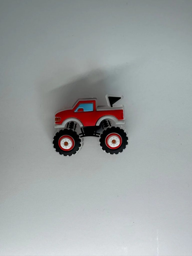 Red Monster Truck Charm