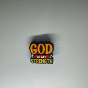 God Is My Strength Charm