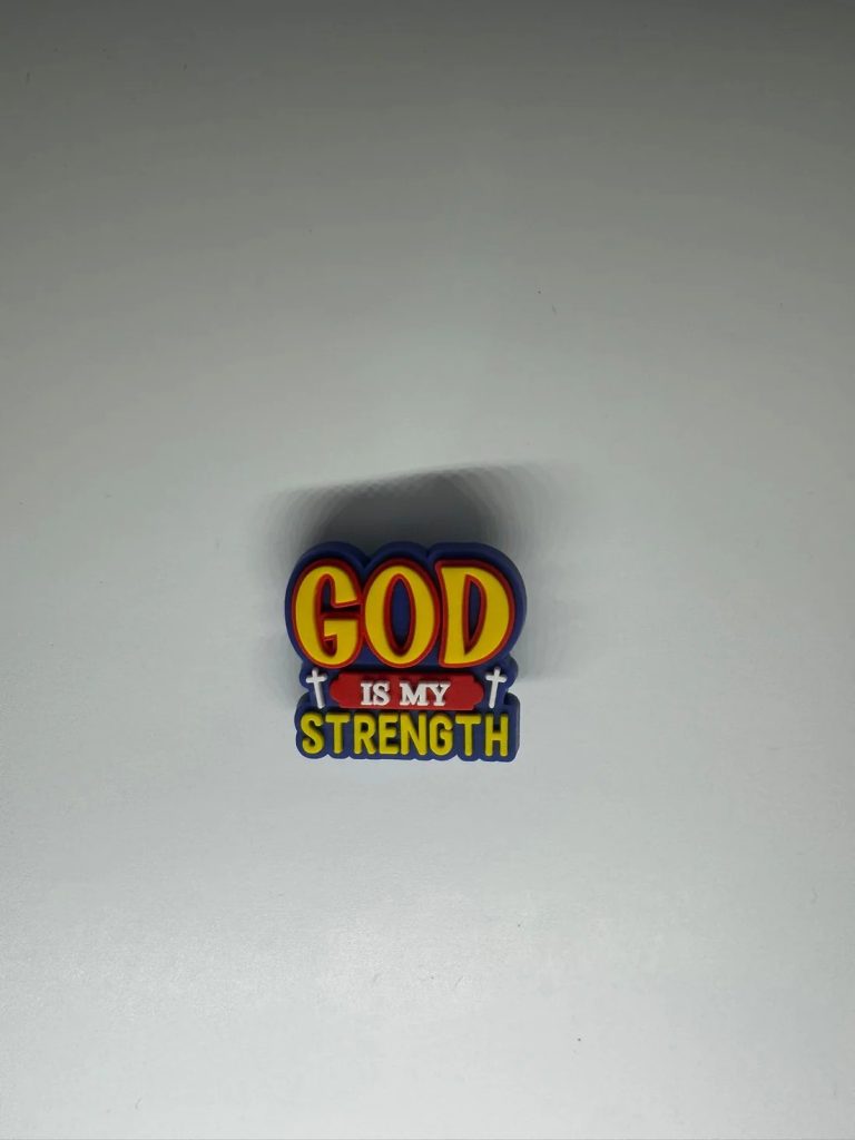 God Is My Strength Charm