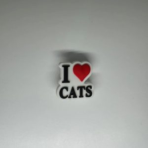 I Love Cats Charm
