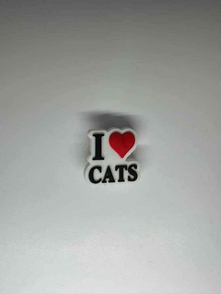 I Love Cats Charm
