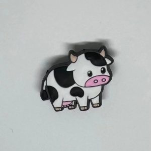 Cute Cow on Side Charm