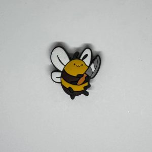 Bee w a Knife Charm