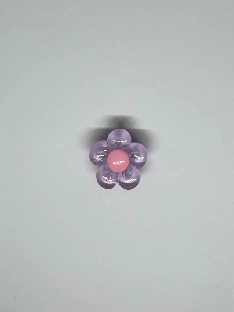 Clear Flower Charms